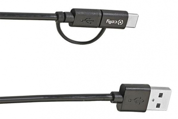 USB-JOHTO MICRO-USB/USB-C/USB